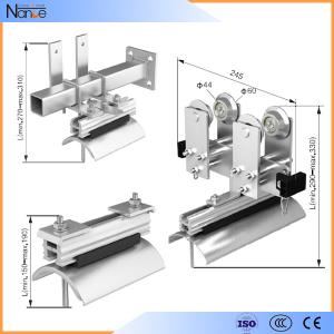 China Galvanized Steel Adjustable I Beam Trolley Festoon System With Max.110mm factory