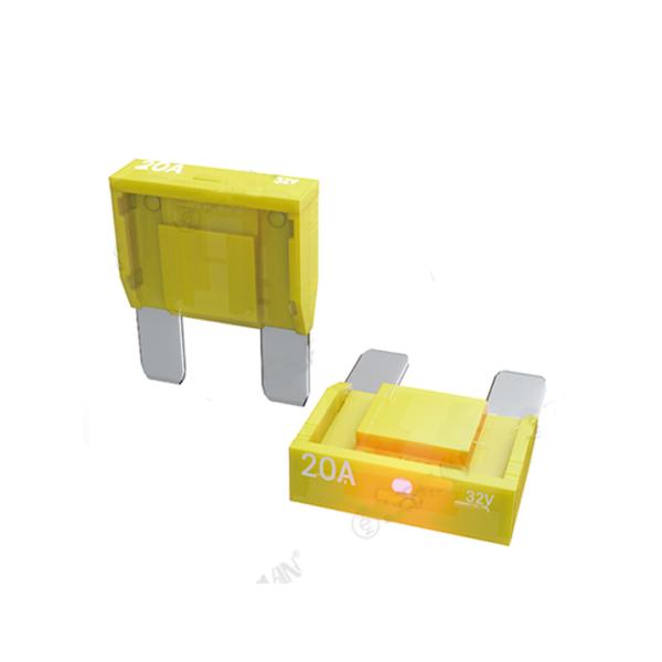 5A 10A 15A 20A 30A 35A 40A Medium Mini Led Fuse Automotive Automobile Car Auto Fuse with Light Led Car Blade Fuse