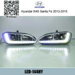 Car DRL LED Daytime driving Lights for Hyundai IX45 Santa Fe 2013-2015 Hyundai