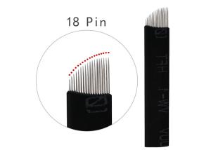 China Nano 18 Pins Disposable Eyebrow Tattooing Needles factory