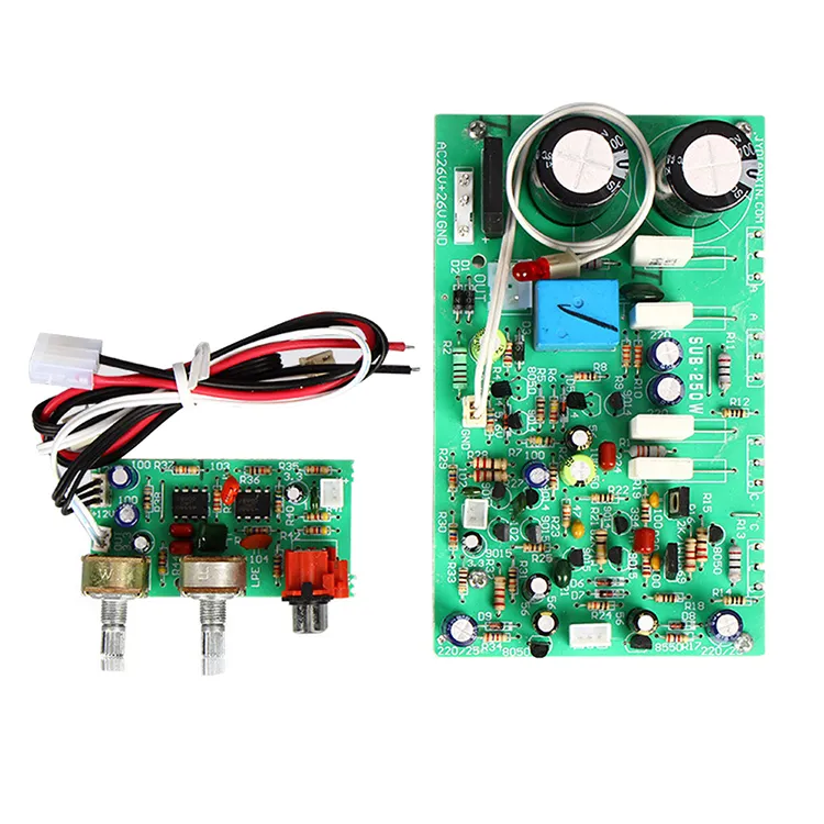 DIY Home Speakers 250W High Power Audio Amplifiers Board Dual AC22-26 Linear Comparators Subwoofer Board
