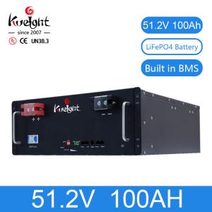 China Support Telecom Power Station High Security 51.2V 100Ah LiFeO4 Battery Rack-mount Module factory