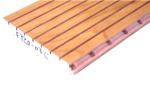 Interior Wall Cladding Wooden Grooved Acoustic Panel Wooden Sound Absorption