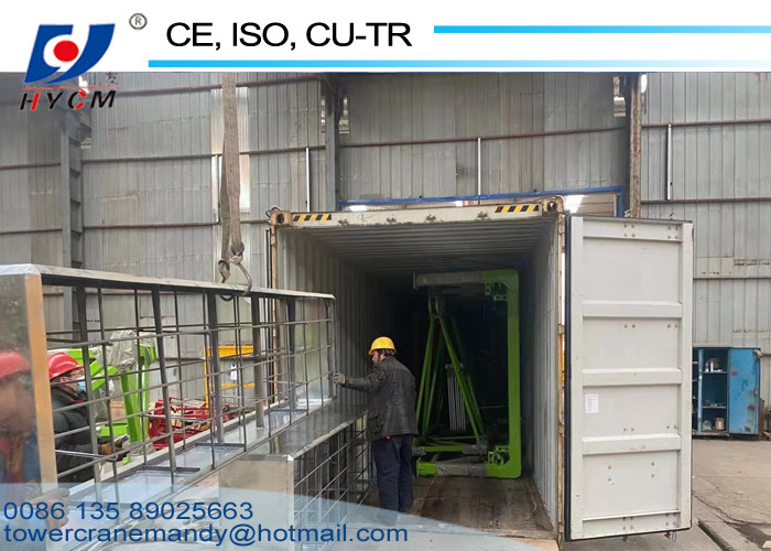 11.7m Counter Jib Topless Types of Tower Crane 60m Lifting Jib Electric Tower Crane 380V/50Hz Undercarriage Tower Crane