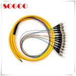 ST/UPC 12 Core Simplex Fiber Breakout Cable