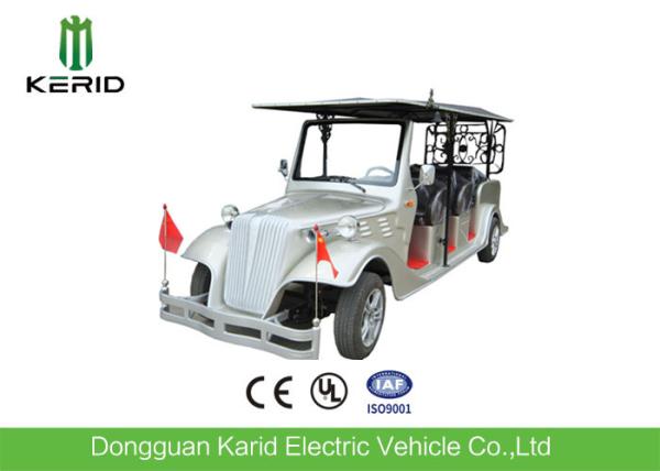Silver Eco Friendly Electric Vintage Cars Classic 8 Seater Golf Buggy For Pick