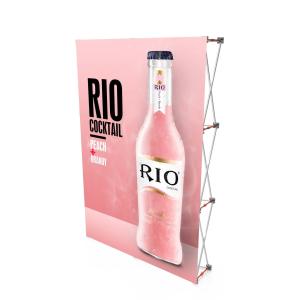 China Portable Fabric Pop Up Event Banner Stand , 2 * 3 Roll Up Banner Display on sale