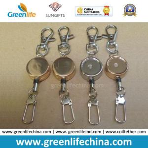 China Retractable Metal Material Pull Reel for Badge High Quality Retractor factory