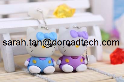 China Cute Cartoon PVC USB Flash Drives factory