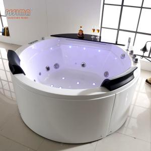China 5' 2 Person Freestanding Jetted Bathtub Shower Combo Indoor 2 Person Relax Spa factory