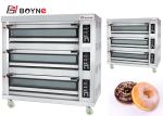 Industrial Commercial Kitchen Oven Double Deck Four Trays Gas Oven Baking