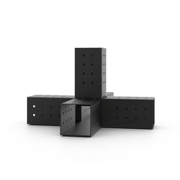 Welding Bracket for Nature Pressure Treated Wood Pergola Kit in Garden Outdoor Design