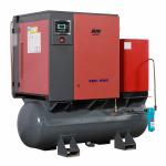 7bar -16bar pressure screw compressors combined with air tank and air dryer 7