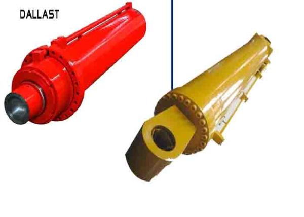 Flange Double Acting Hydraulic Ram Large Bore Size for Chain Bulldozer Big