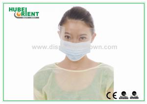China Non-Toxic Yellow Or Other Color PP+PE Disposable Isolation Gowns With Elastic Wrist For Hospital/Factory factory
