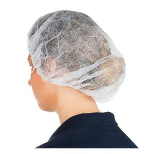 China Disposable Bouffant Cap White, 100 Pack, Hair Net 24 Inch Disposable Bouffant Cap White, 100 Pack, Hair Net factory