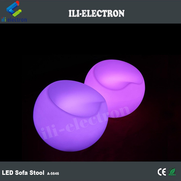 Commercial Plastic LED Lounge Furniture Modern Style For Event