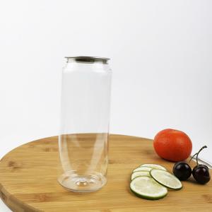 China Tea Milk Round PET Container Bottles With Easy Pull Cover Food Grade factory