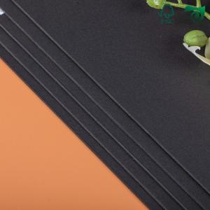 China Book Binding Board 300gr 350gr Uncoating Solid Black Paper For Shopping Bag 70cm 100cm on sale