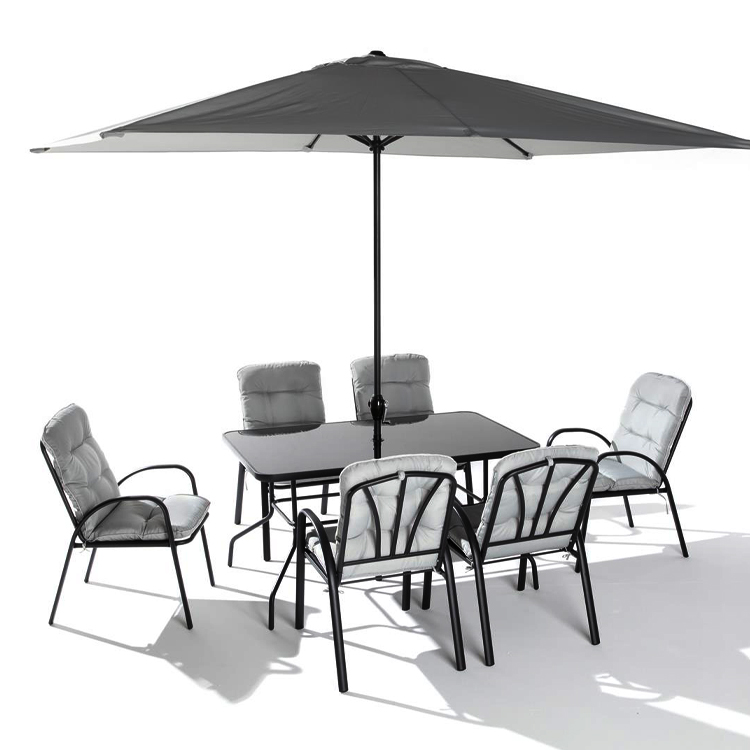 Leisure Outdoor Furniture Removable Stackable Folding Iron Metal Chair with Arm