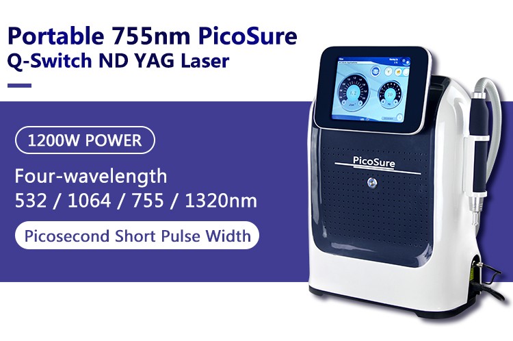 DPL 2022 Newest 1064nm 755nm 532nm Picosecond Laser Q Switched Nd Yag Laser Tattoo Remove portable pico Laser Beauty Machine