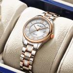 Luxury Automatic Watches , Stainless Steel Case Quartz Wrist Watch