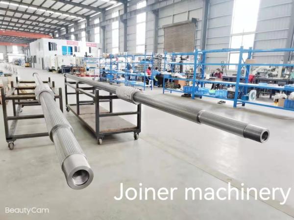40CrNiMoA Materials Extruder Shafts With Cooling System for Puffed Food Industry