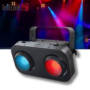 China Stage Audience Light 2-eye RGBW 4in1 Led Cob Blinder 200W For Disco Stage Lights factory