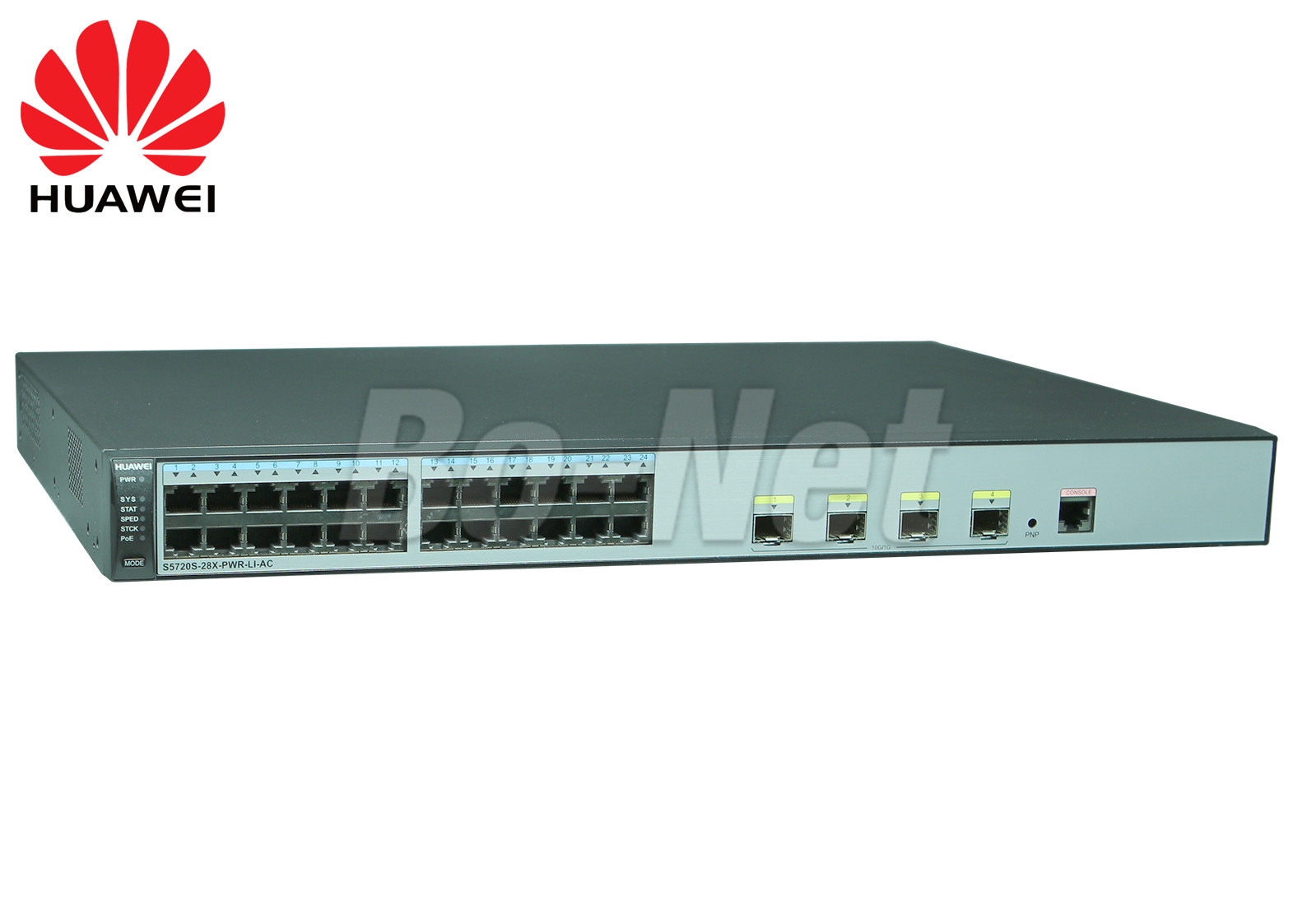 HUAWEI NETWORK SWITCH S5720S-28X-PWR-LI-AC Huawei S5720S Switch 24 Port POE Switch 4 x 10G SFP+ Stackable Switch