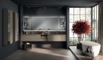Modern Style Vanity Cabinet Wash Basin Bath Mirror Cabinet Dresser Makeup Top