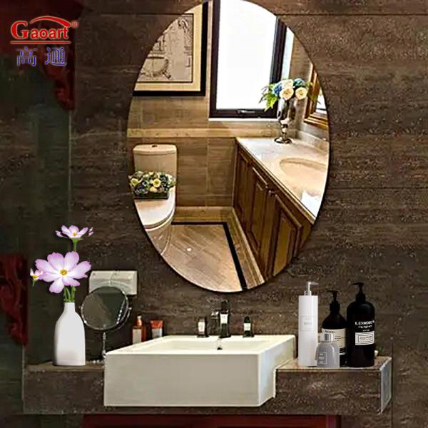 Home Decor Mirror Modern Wall Mirror in Dress Shape for Big Circle Shape Beauty