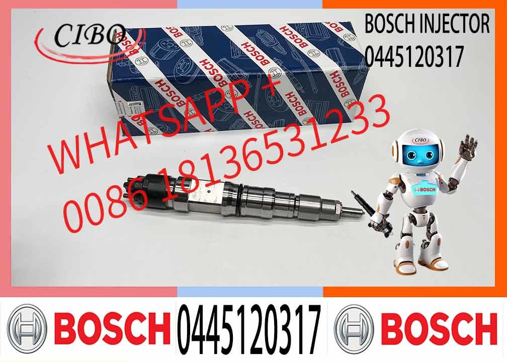 Diesel Fuel Injectors 0 445 120 317 Common Rail Fuel Injection 0 445 120 317 0445120317 for Engine
