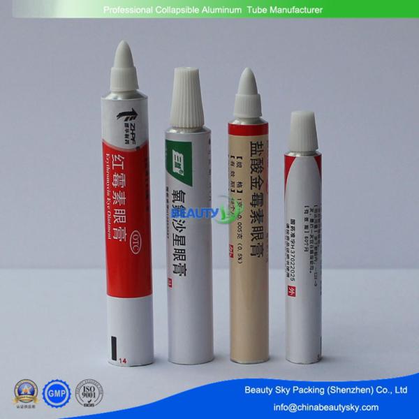 Dia. 16mm 10g Pharmaceutical Eye Ointment Packaging Aluminum Tubes with Long