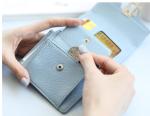 The new wallet female short paragraph Korean fashion simple lock women's purse