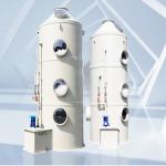 PP Gas Scrubber Spray Tower for Treating Industrial Waste Gas in Fertilizer