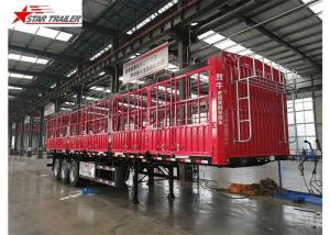 China Cargo Stake Side Wall Semi Trailer 60T Heavy Duty Load factory