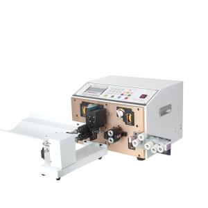 China Fully Automatic Wire Cutting Stripping Machine 0.1SQMM-6SQMM PVV PU TPE Cable factory
