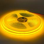 Electroplate COB 24v COB 320Ds 8mm Ra 85 Golden Yellow Light Strip for Home