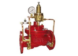 China Cast Ductile Iron Pressure Released Control Valve With Brass Fittings factory