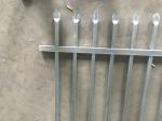 Customized Black Zinc Steel Metal Garrison Fence Panels Maintenance Free