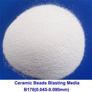 China B120 B150 B170 B205 B400 Ceramic Blasting Media Zirconium Oxide Beads For 3C Products factory