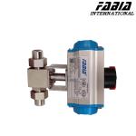 Ultra High Pressure Ball Valve High Temperature Pneumatic Valve
