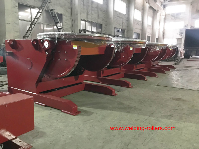 5000kg Pipe Hydraulic Welding Positioner Heavy Load With 1500mm Table Diameter