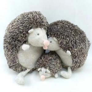 China Small Animal Warm Color Cute Hedgehog Soft Plush Toy Christmas Children Playing OEM ODM factory