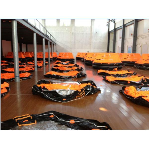 reversible open type inflatable life raft