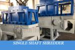 Durable Organic Waste Shredder / Plastic Shredder Machine High Performance