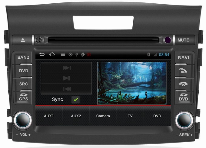 Ouchuangbo Car DVD GPS Navi Android 4.0 Honda CRV 2012 3G Wifi Radio BT S150 Platform OCB-111C