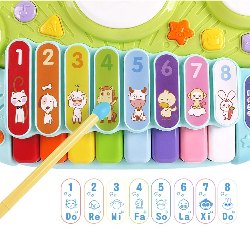 Metal Electronic Xylophone Game Drum Music Toy for 1-3 Year Olds Other Educational Toys