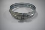 0.8mm Thickness Wide Belt Pipe Support Clamp ISO9001 Dust Duct Pipe Collect