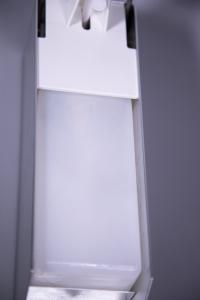 China ABS Elbow Operated Manual Soap Dispenser wall mounted factory